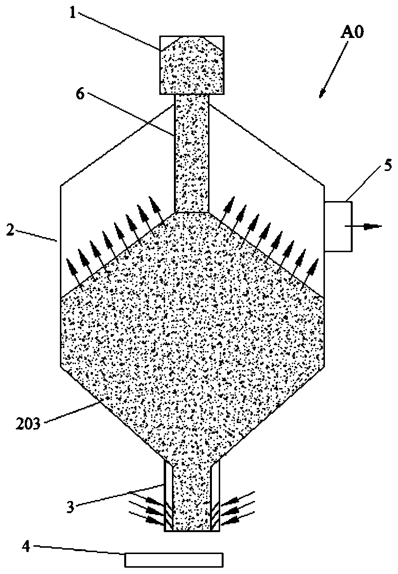 A sinter draft type vertical cooling furnace and a sinter cooling method