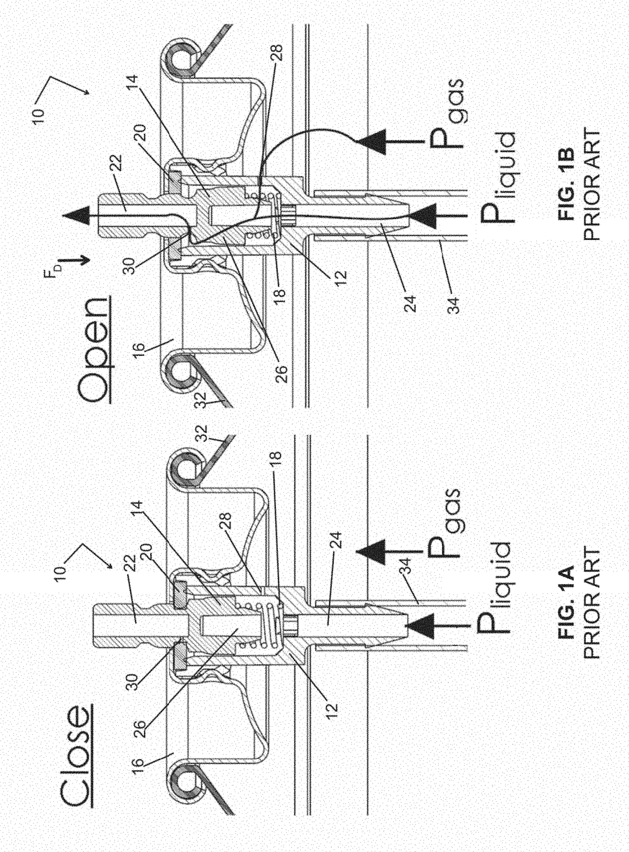 Non-refilling aerosol valve