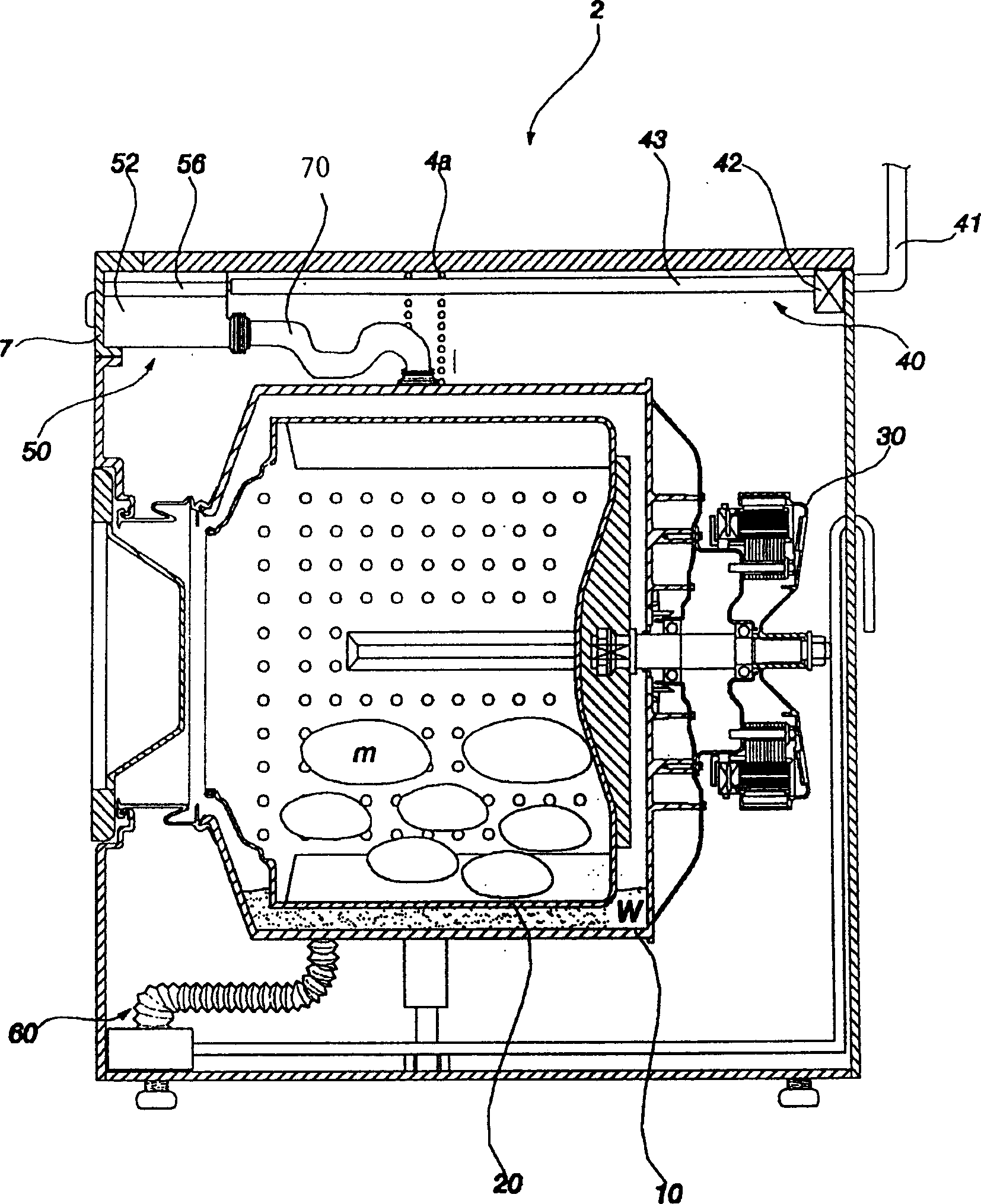 Water-supply control of washer