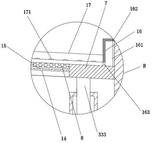 Low-energy-consumption sewage filtering device