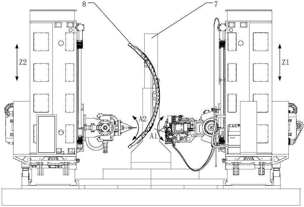 Base coordinate system calibration method of aircraft panel horizontal automatic drill riveter