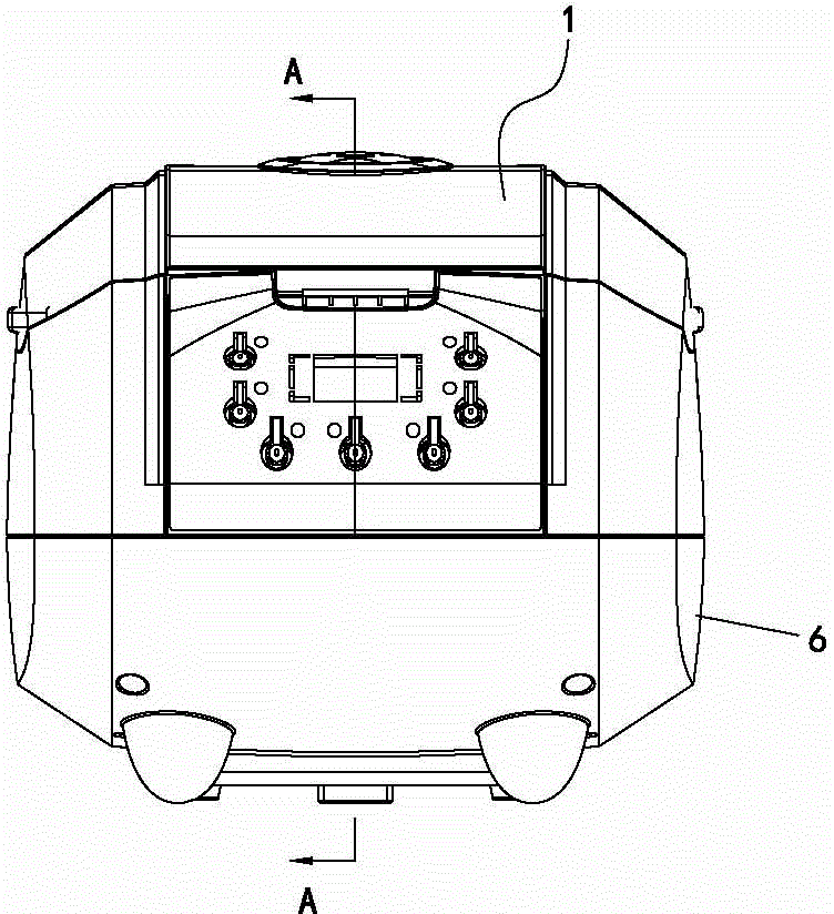 Air heating electric cooker