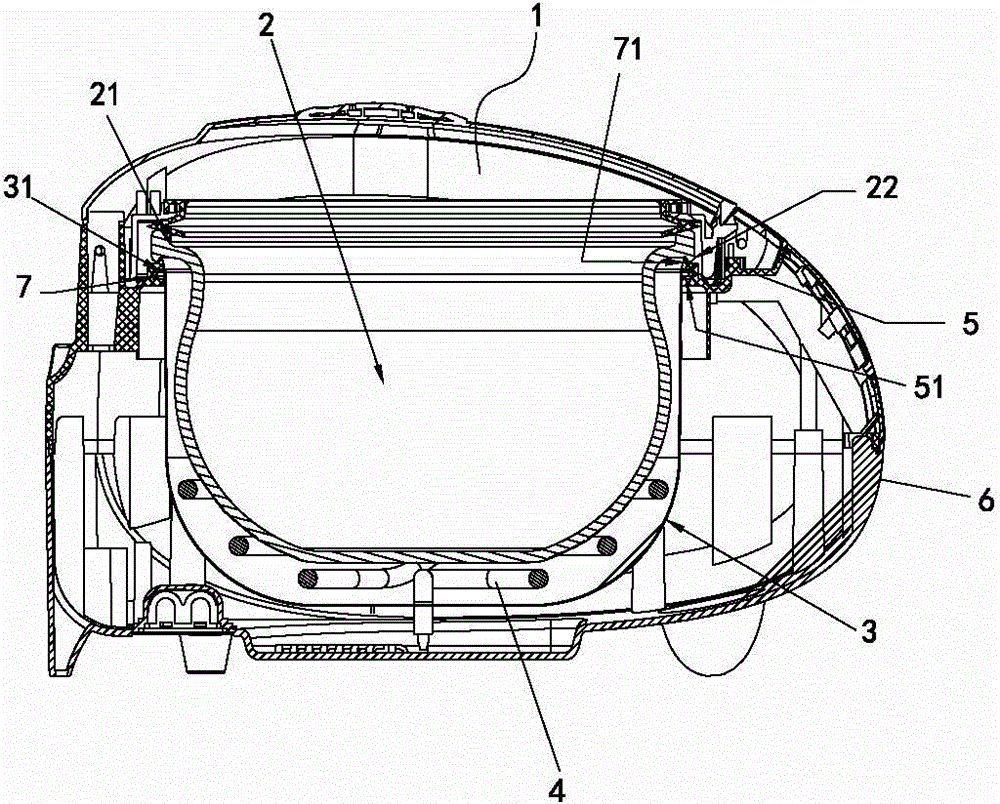 Air heating electric cooker