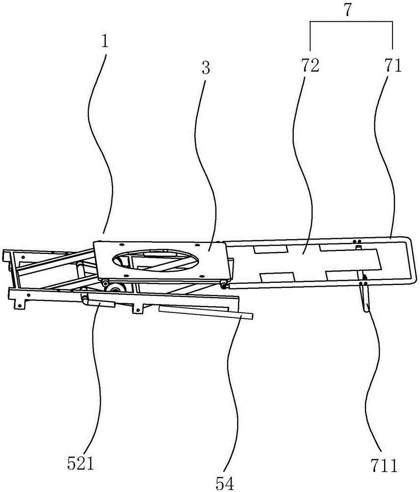 Seat-type closestool frame