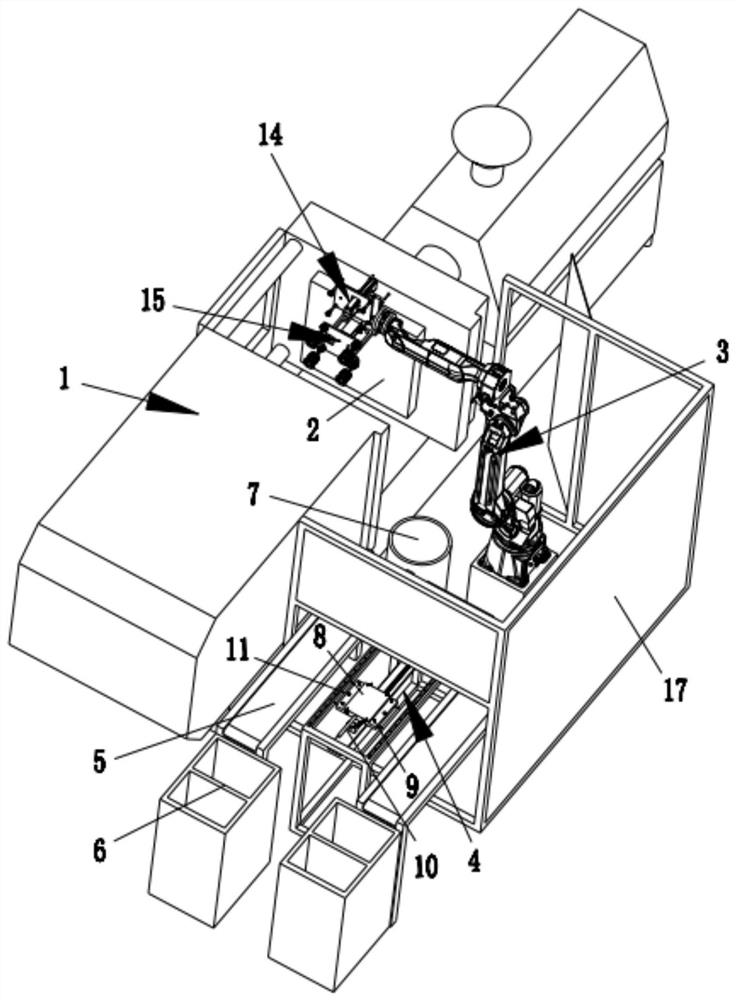 A kind of injection molding manipulator and injection molding method