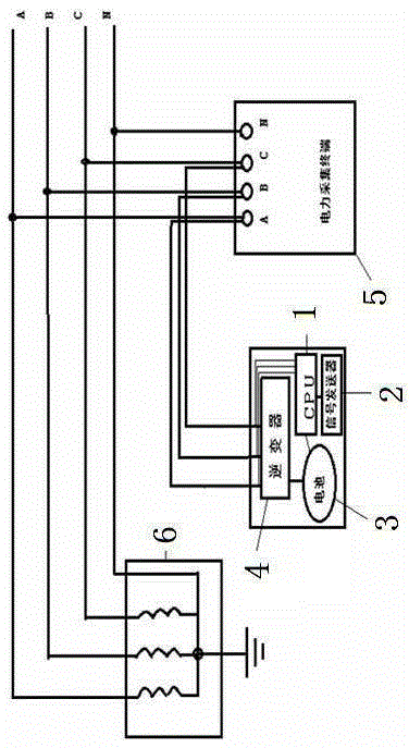 Collection terminal power assisting device