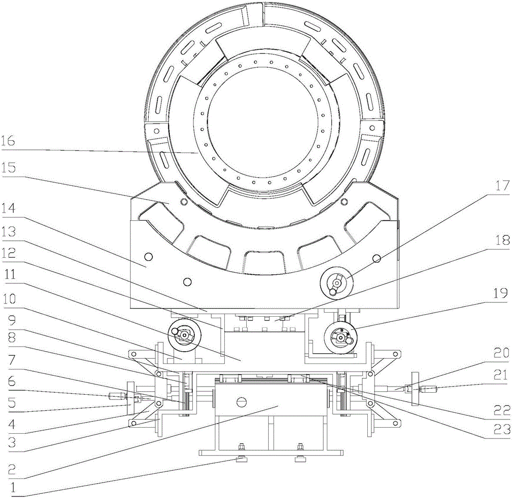 Multi-degree-of-freedom cabin position and posture adjustor