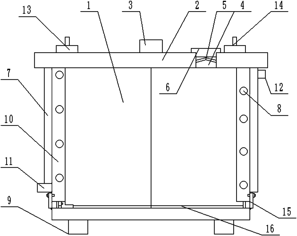 Clean type feed fermentation tank