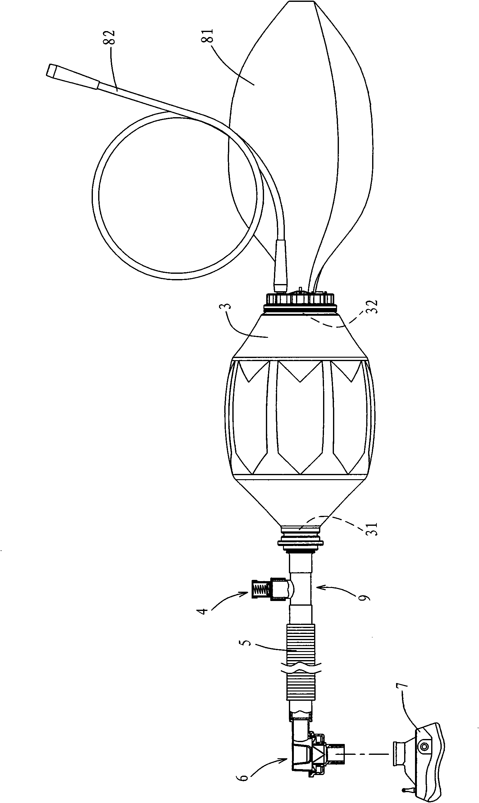 Breathing resuscitator