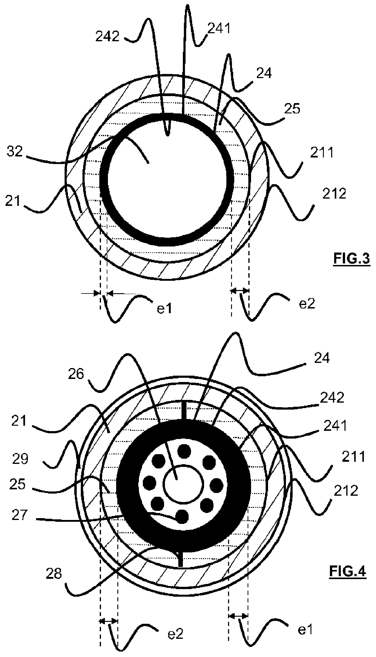 Ultrasonic thermal ablation probe