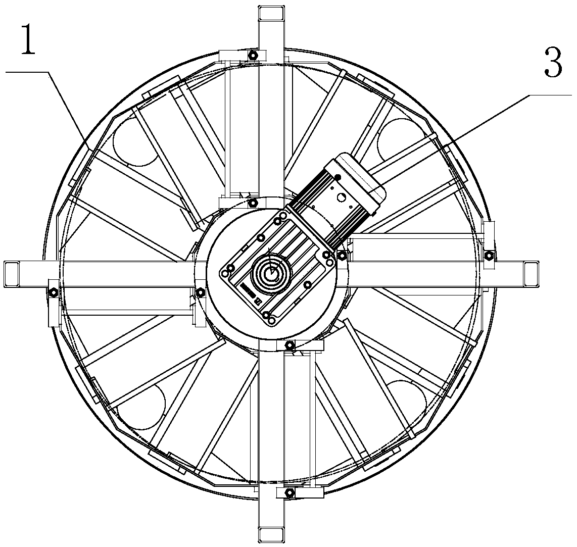 Grading adjusting device of live fish grading screening machine