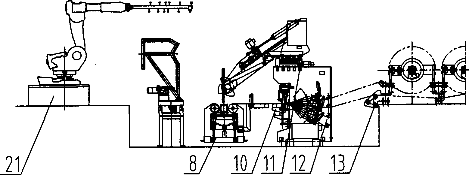 Multi-station fully automatic rolled paper packaging machine