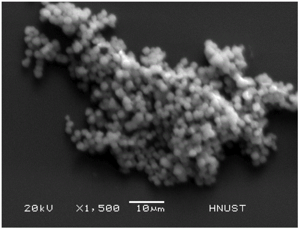 Preparation method of leucite