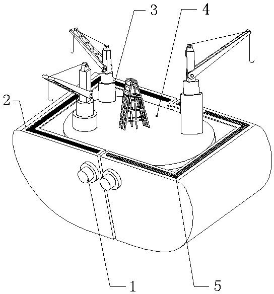 Settleable ocean platform