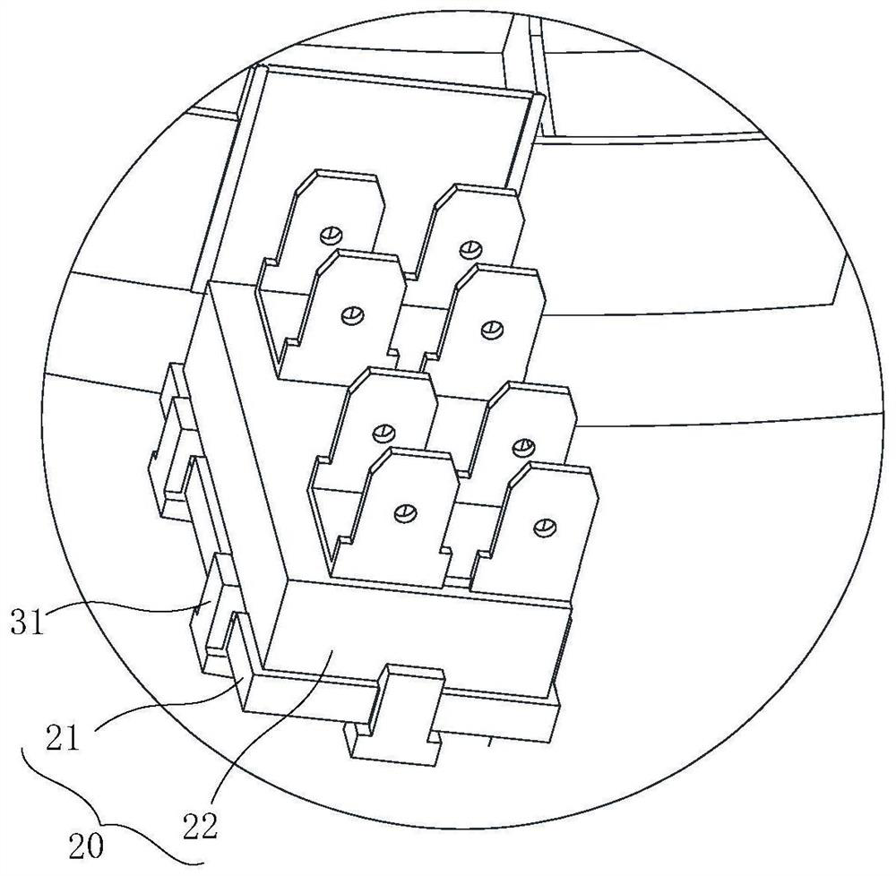 Rear panel structure and air conditioner