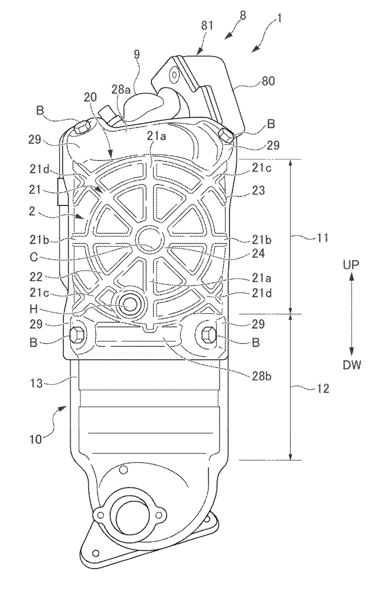 Exhaust gas purification device for internal combustion engine