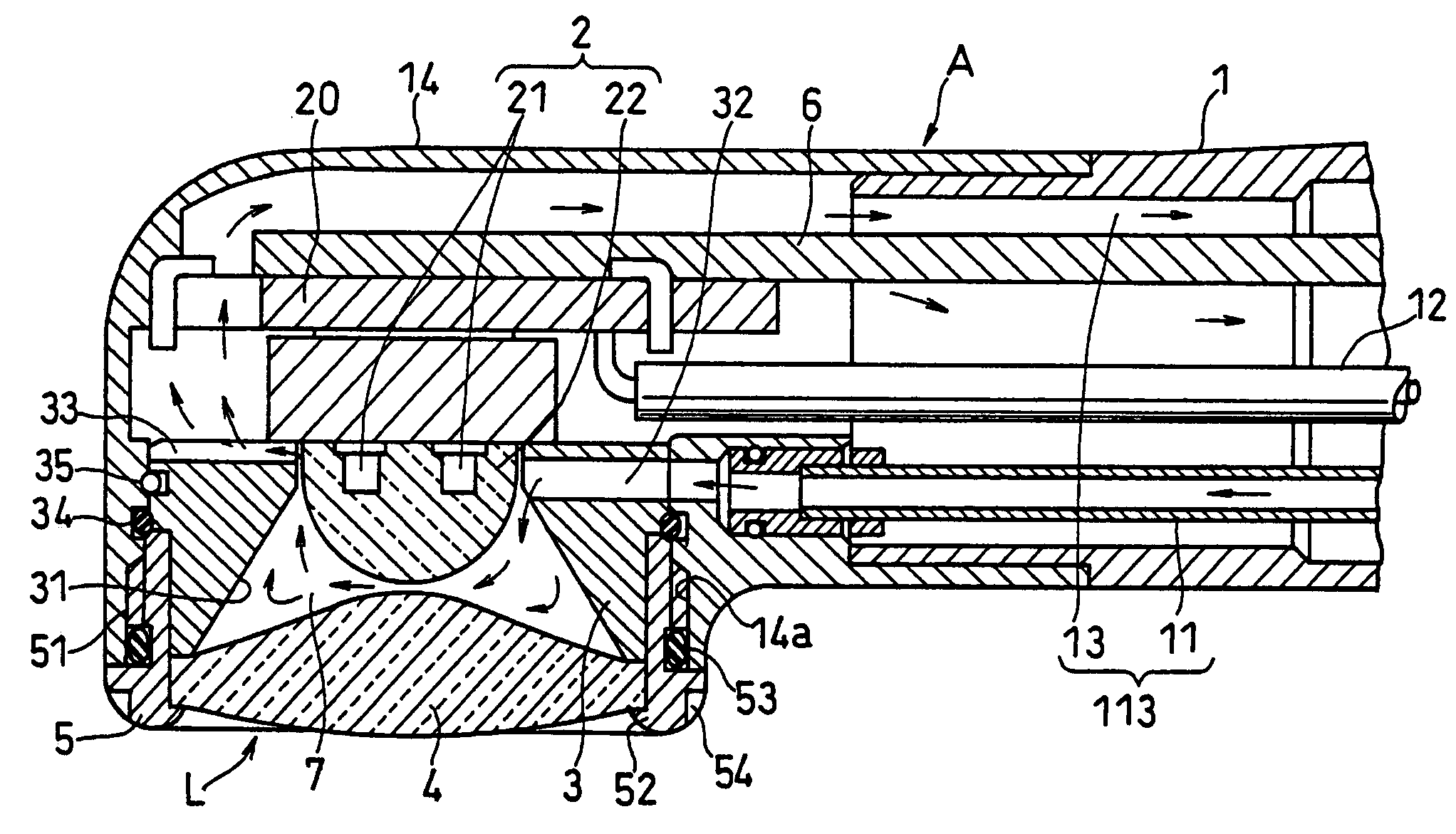 Medical irradiation apparatus