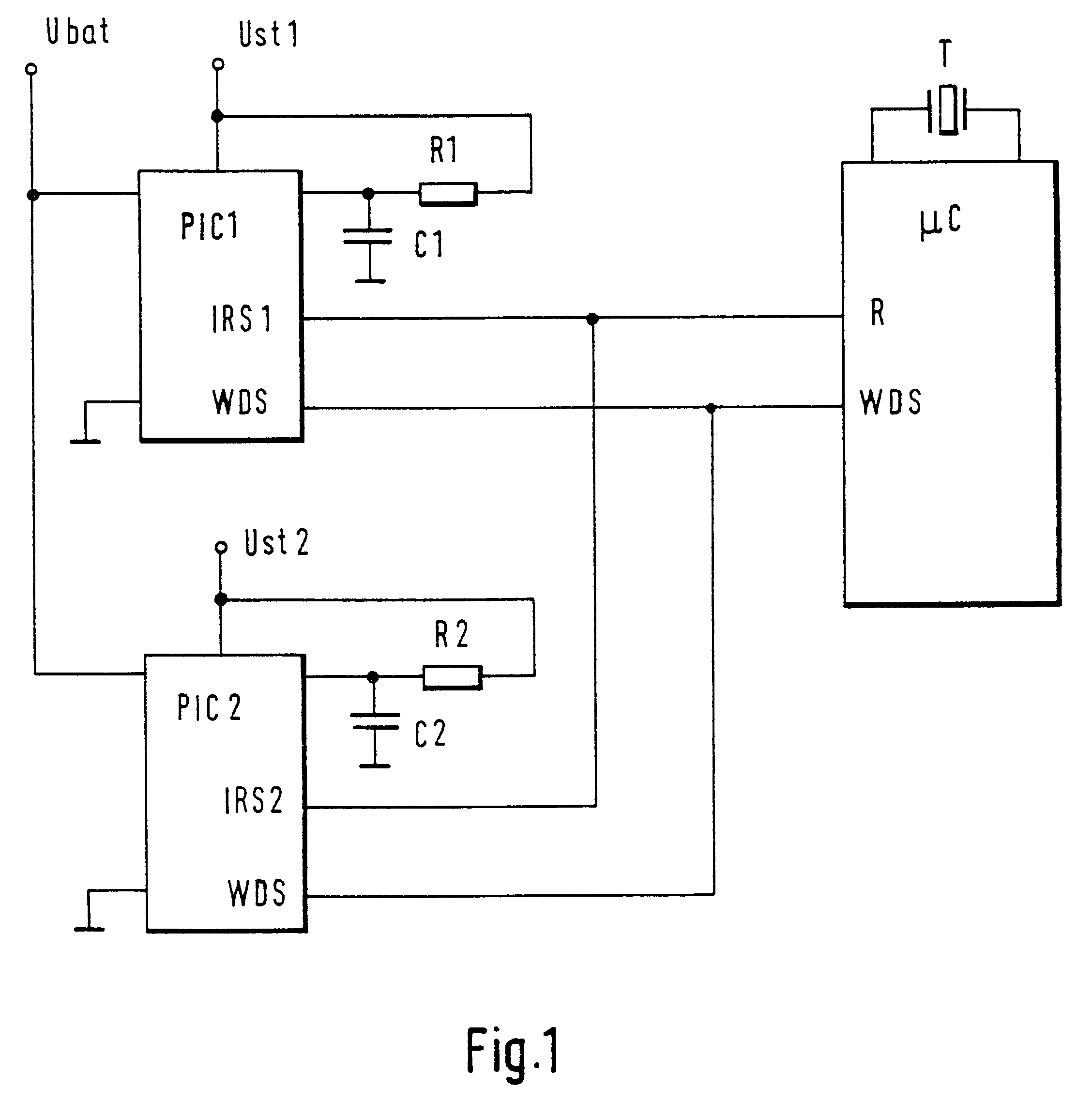 Method and device for synchronizing and testing a processor and a monitoring circuit