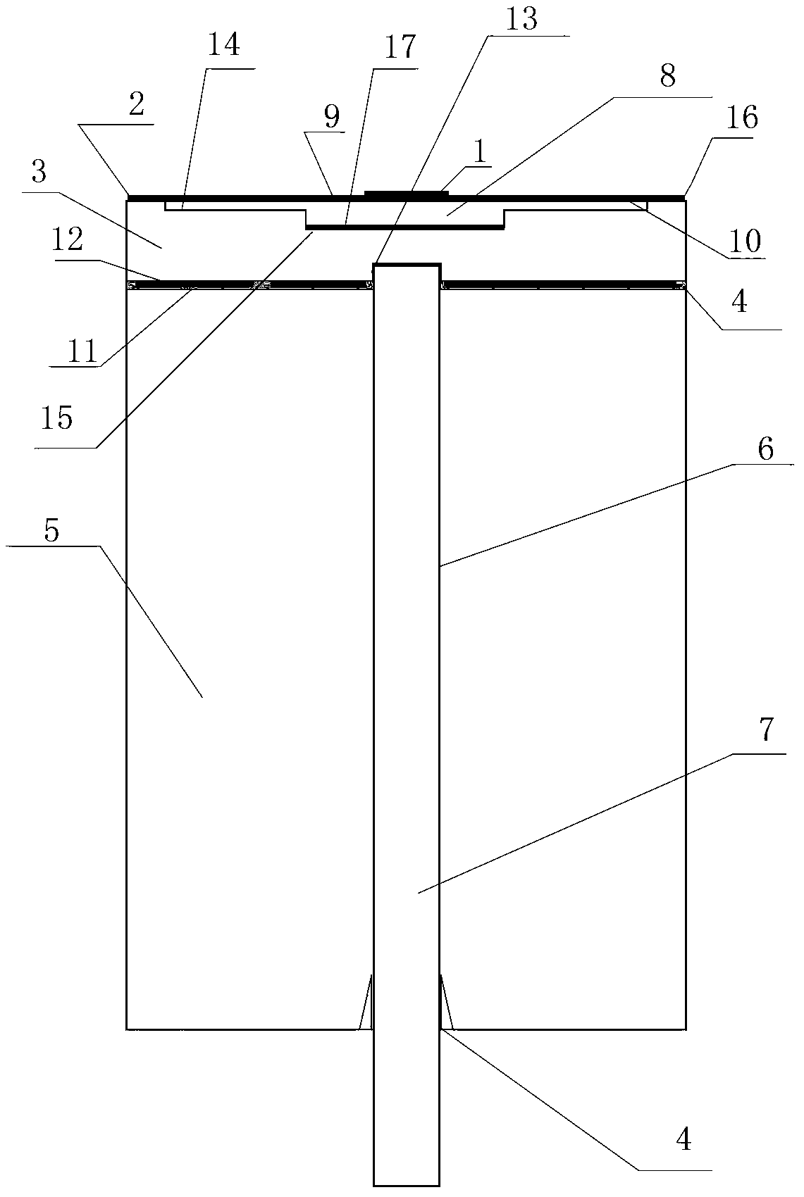 Wide-range optical fiber vacuum sensor with multiple steps and manufacturing method thereof