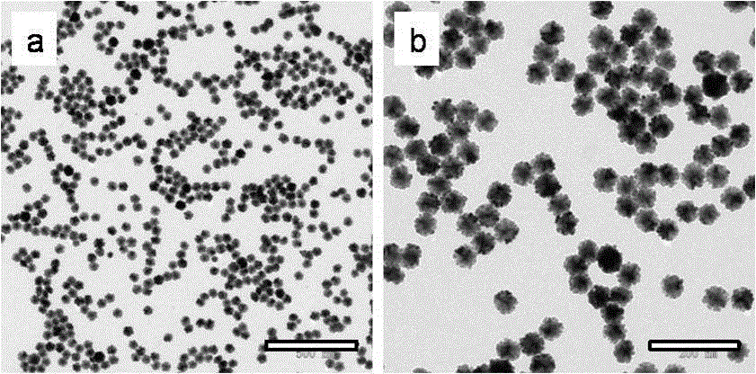 Flower-like gold palladium heterogeneous nano particle with good electro-catalytic property and preparing method thereof