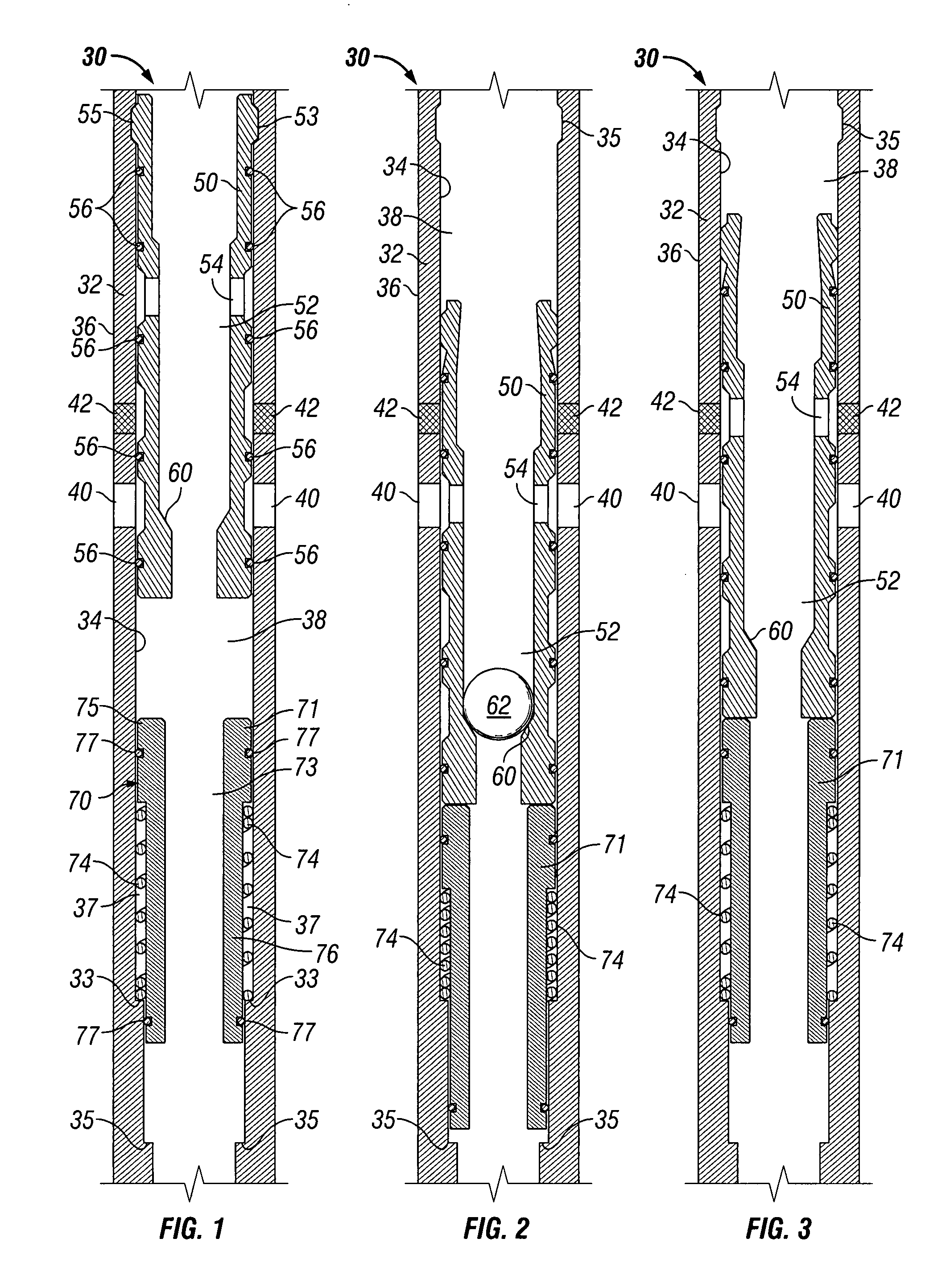 Interventionless multi-position frac tool