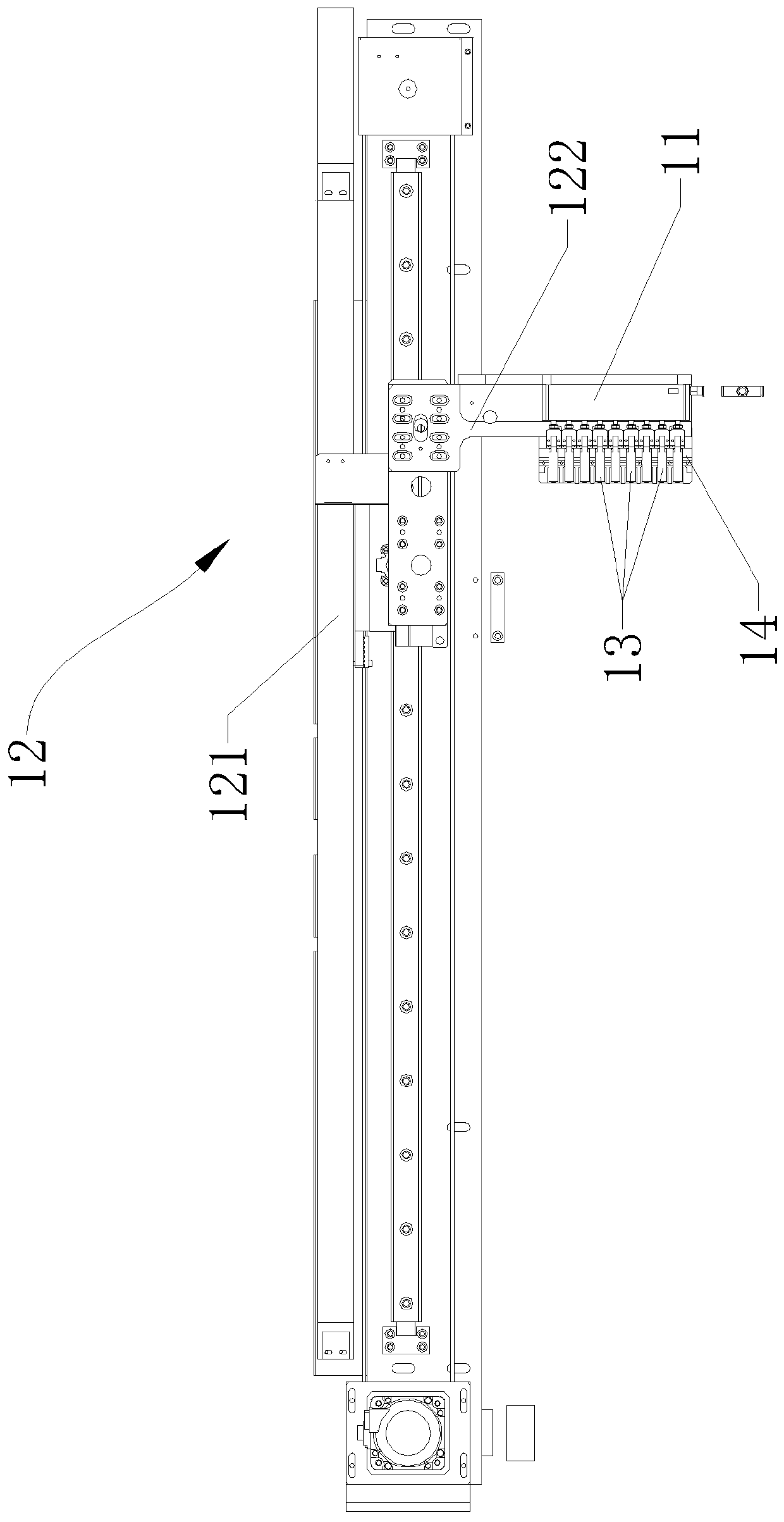 Multi-main-grid photovoltaic battery sheet and solder strip positioning device