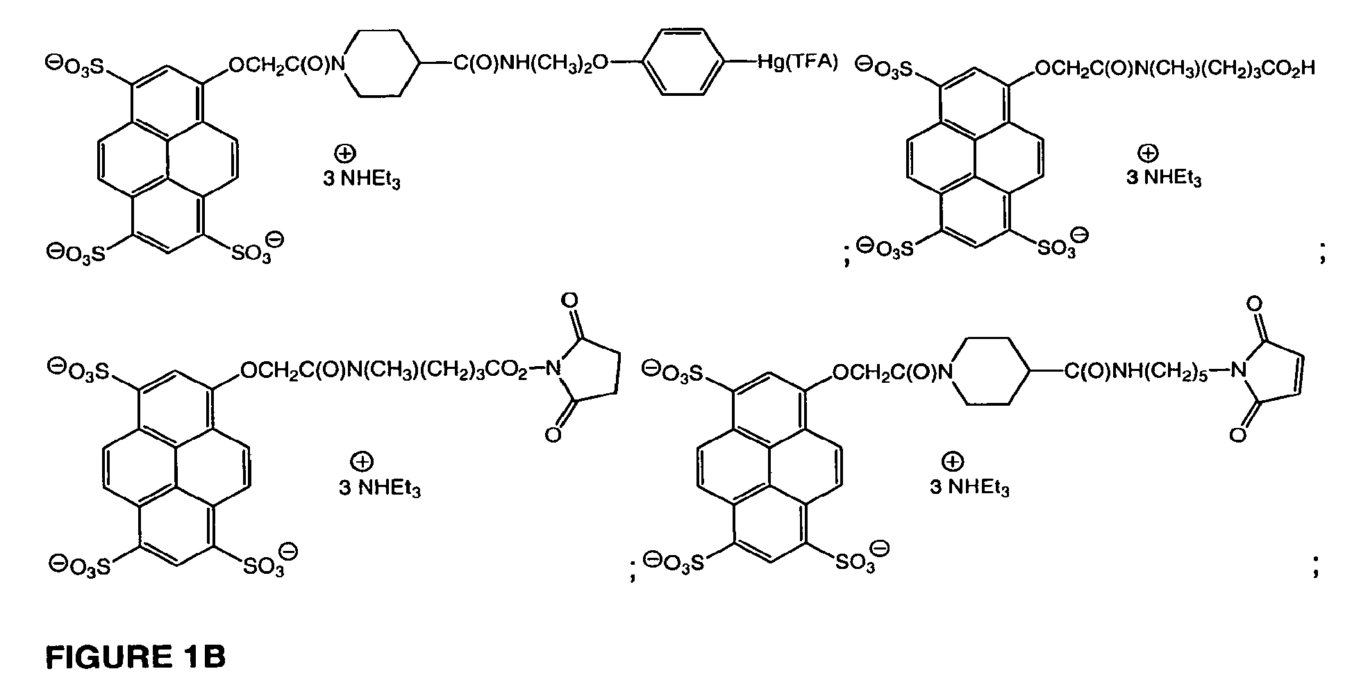 Pyrenyloxysulfonic acid fluorescent agents