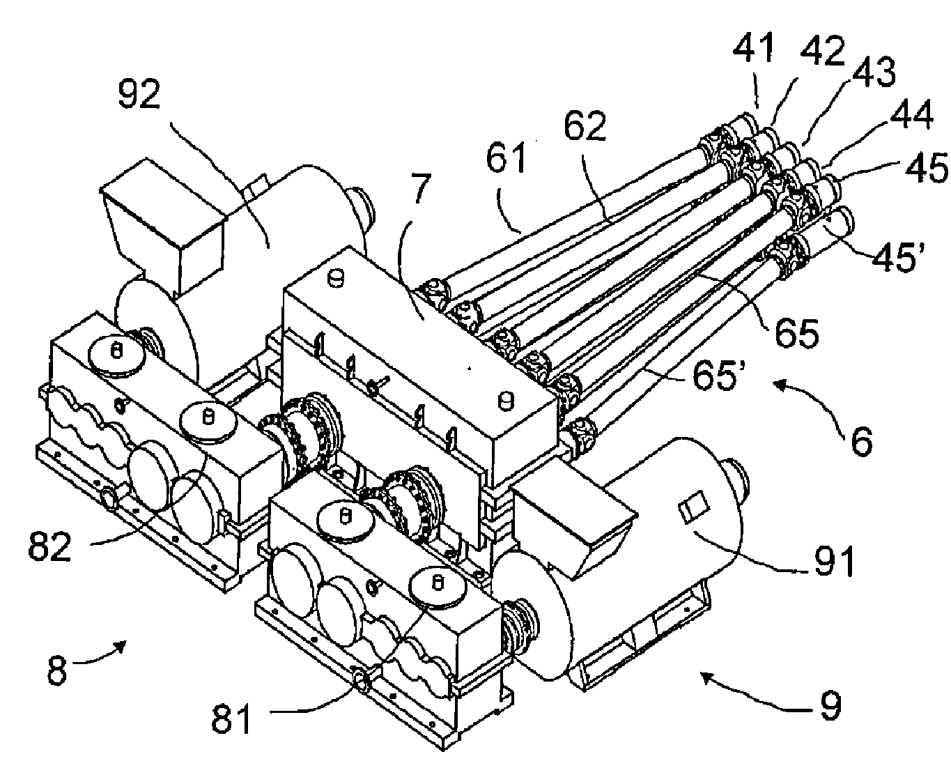 Method for levelling a flat product in strip or sheet form in a levelling machine with intermeshed rolls and levelling installation therefore