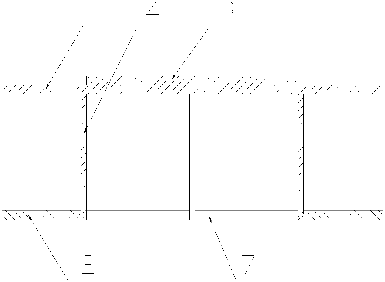 Spliced rubber outer tire positioning frame and placing structure thereof