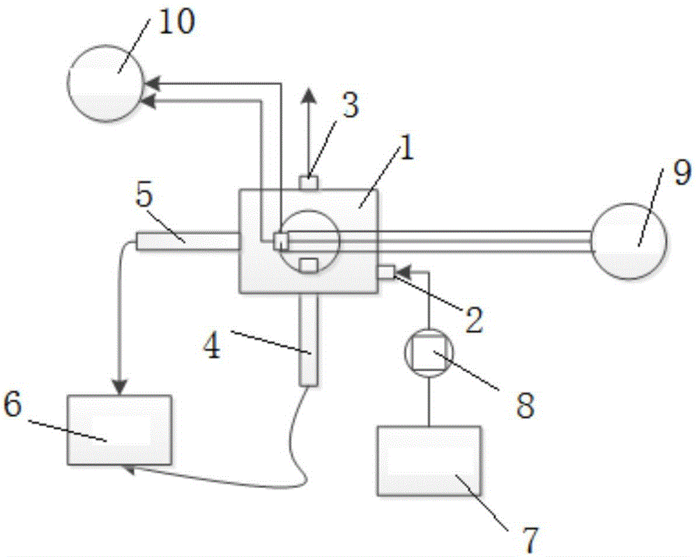 System and method for automatically and continuously detecting metal in water based on laser breakdown spectroscopy