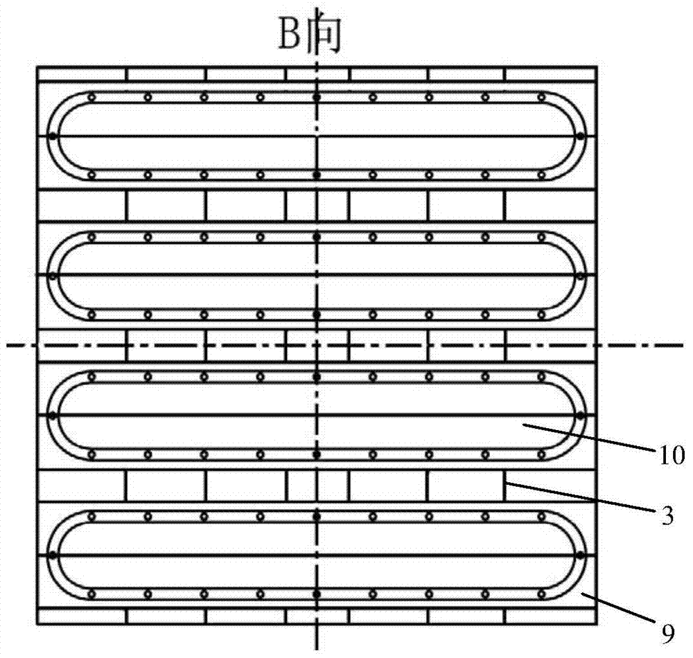 A carbon-replaceable iodine-removing filter device