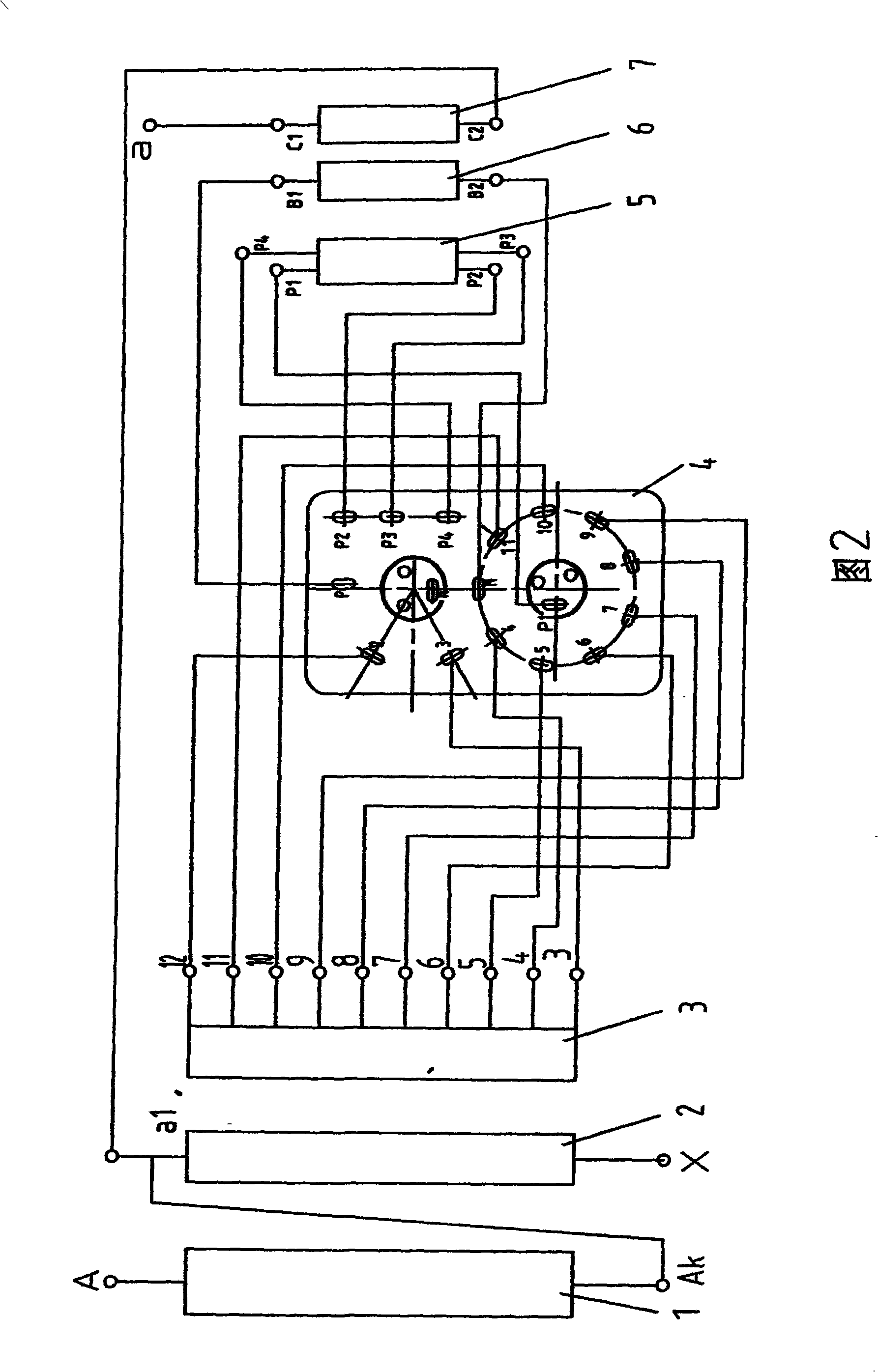 Low-pressure side on-load tap changer