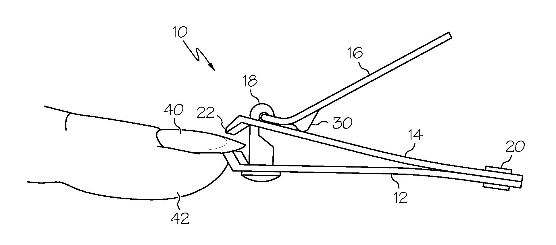 Apparatus for safely clipping the nails of young children and method of use thereof