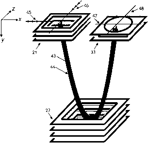 Vertical interactive electron bombardment electron spray ion source-flight time mass spectrograph