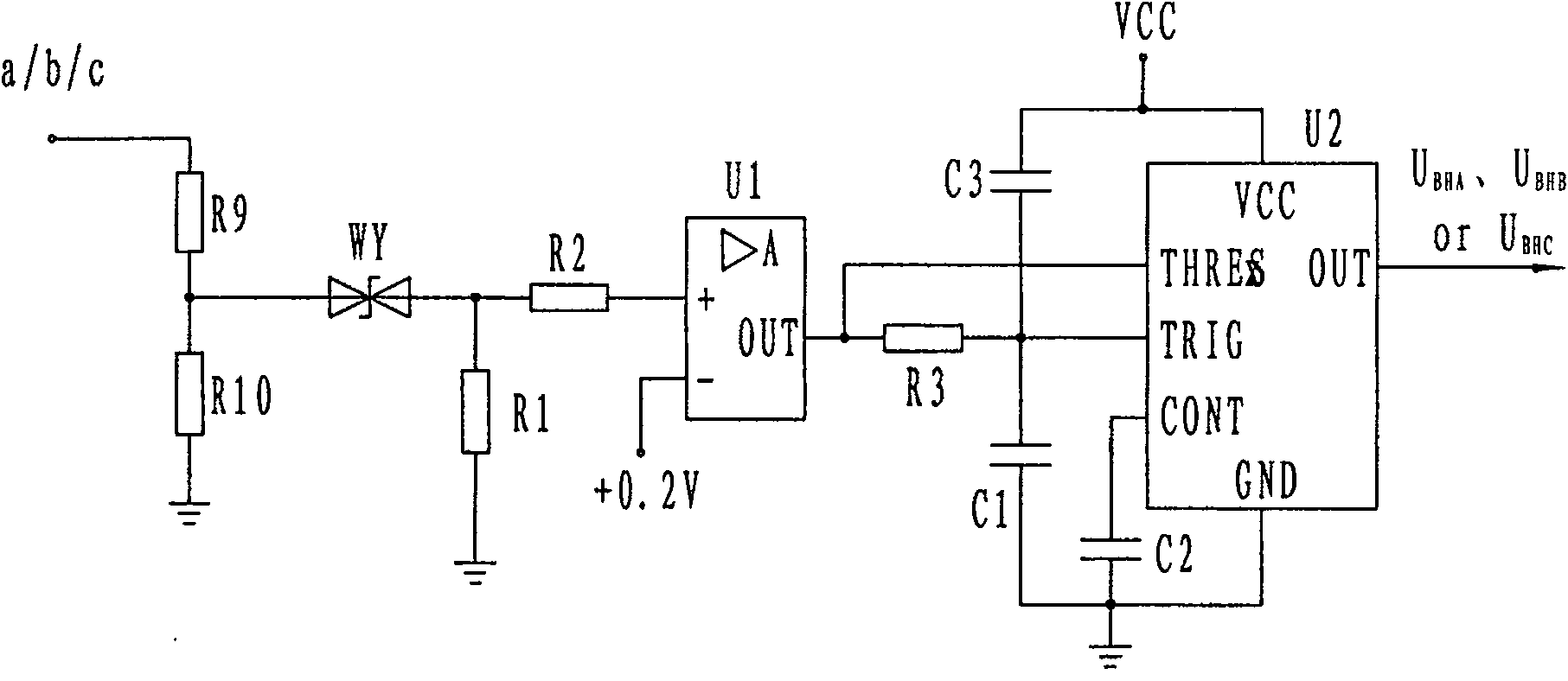 Reversion subversion protector for three-phase thyristor and full control bridge active reverser