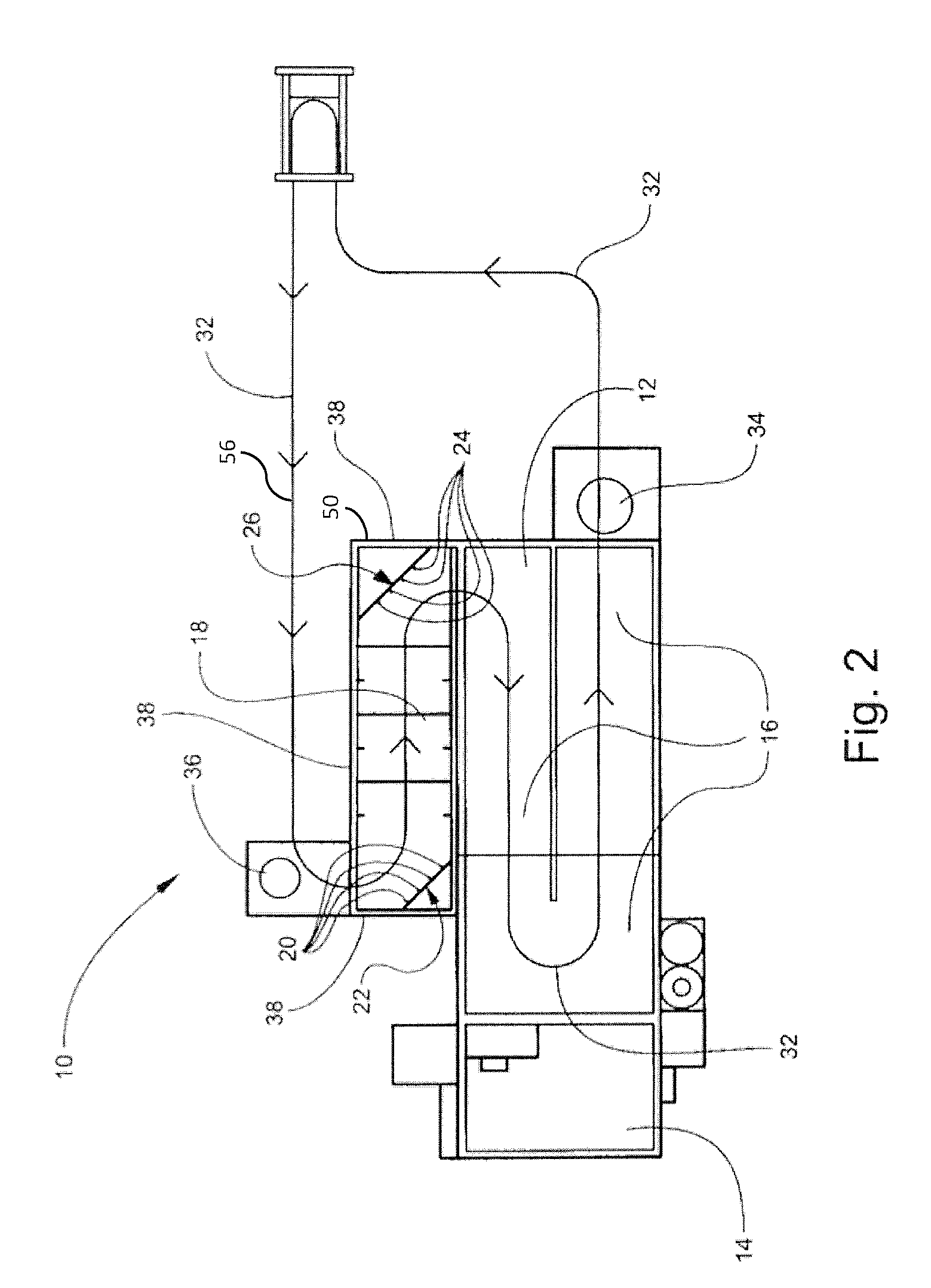 Garment tunnel finisher with atomized spray and hot air mix