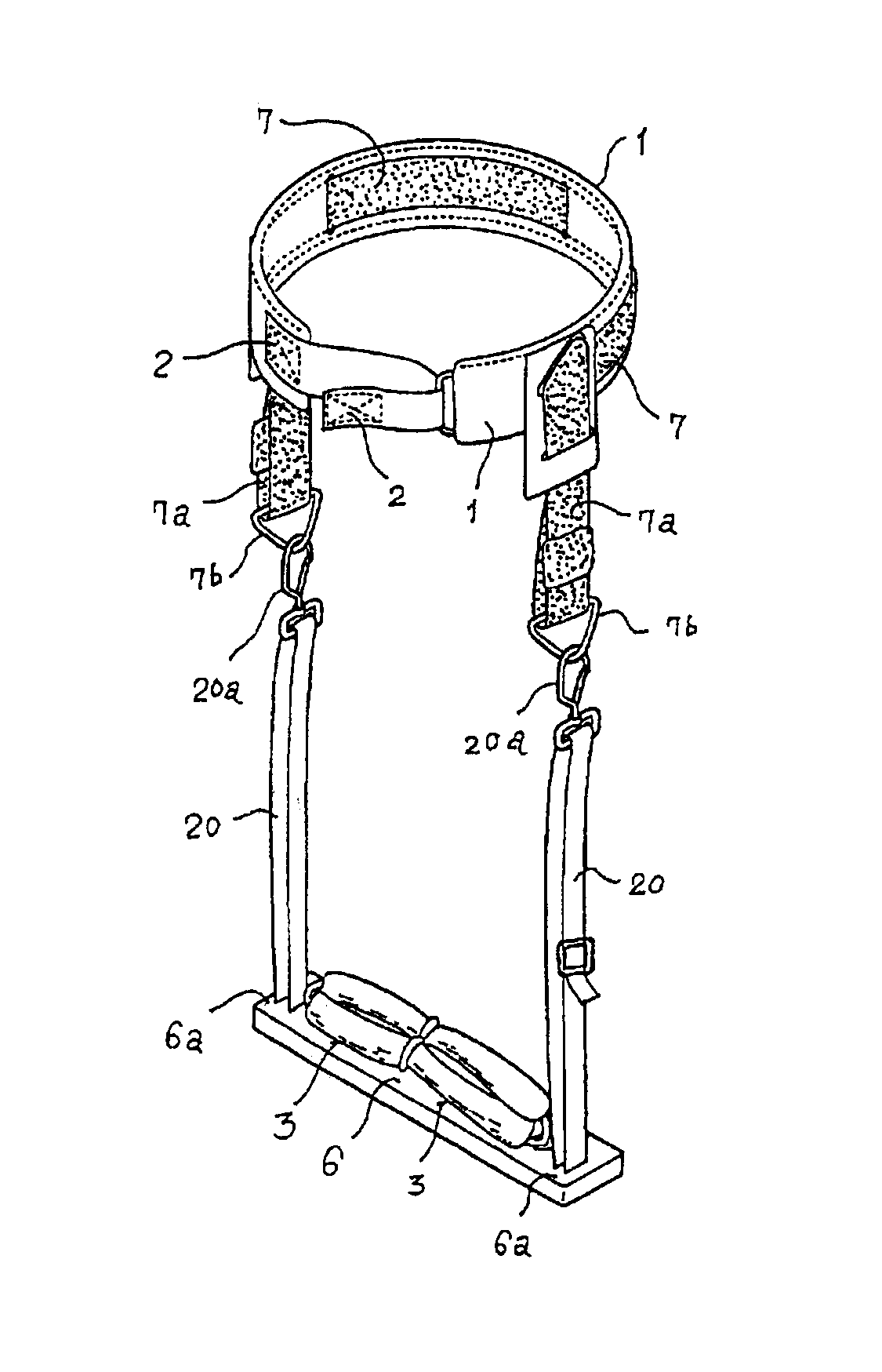 Expander for the lower part of the body