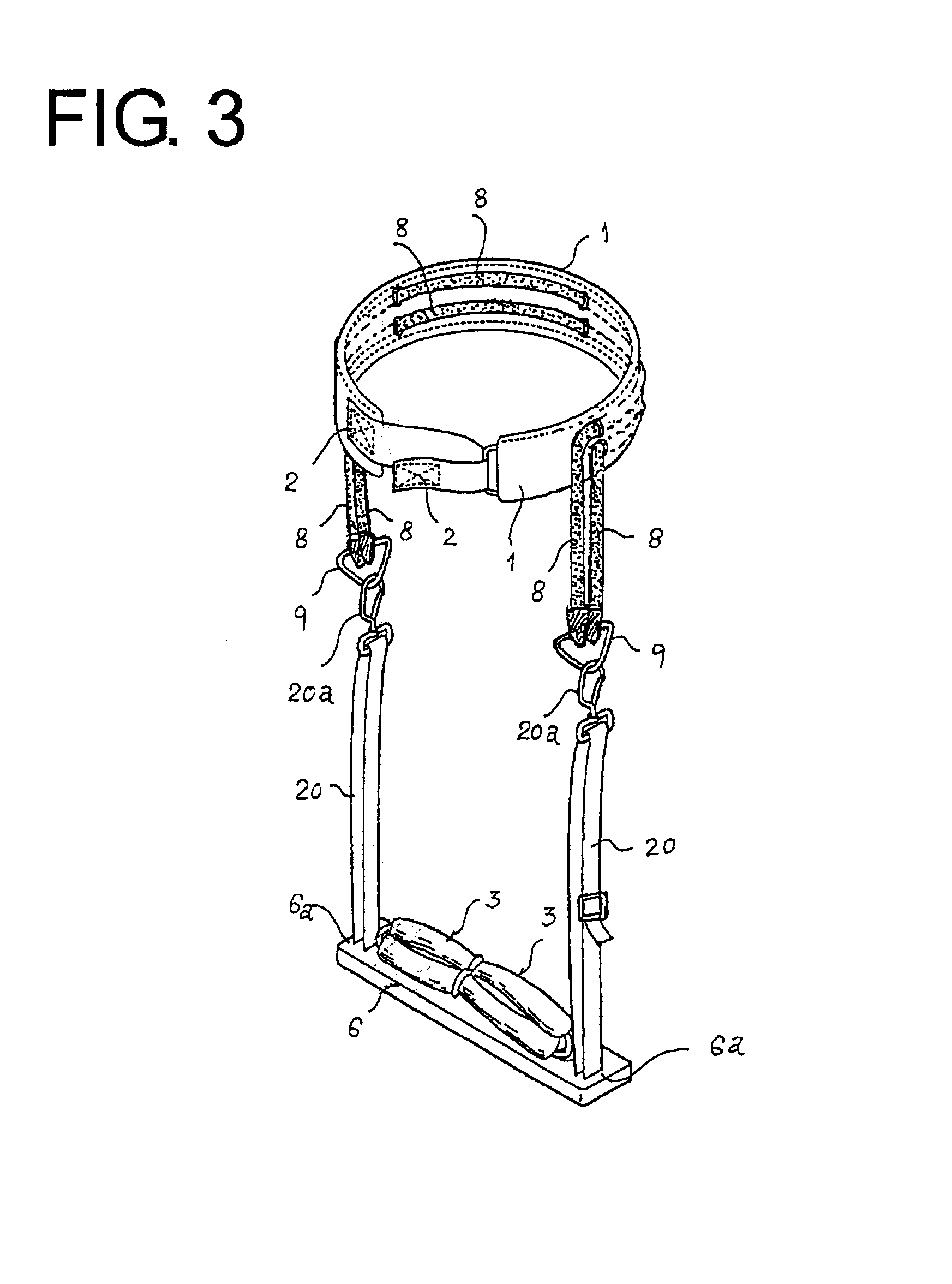 Expander for the lower part of the body