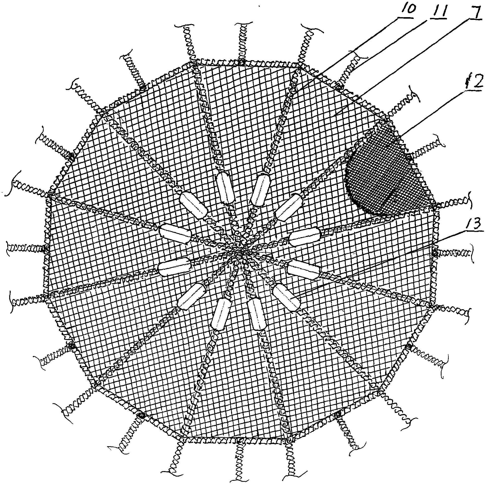 Novel net of cultivation net cage