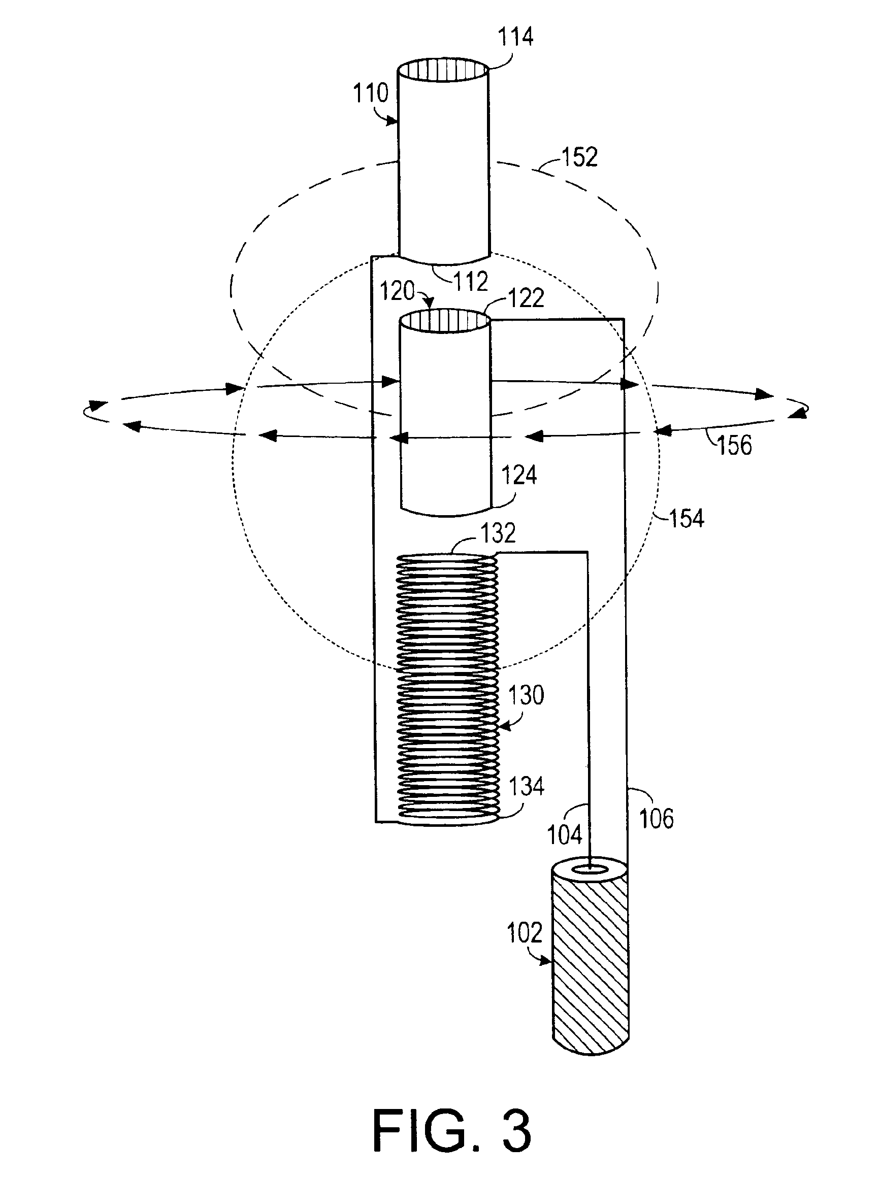 Coaxial inductor and dipole EH antenna