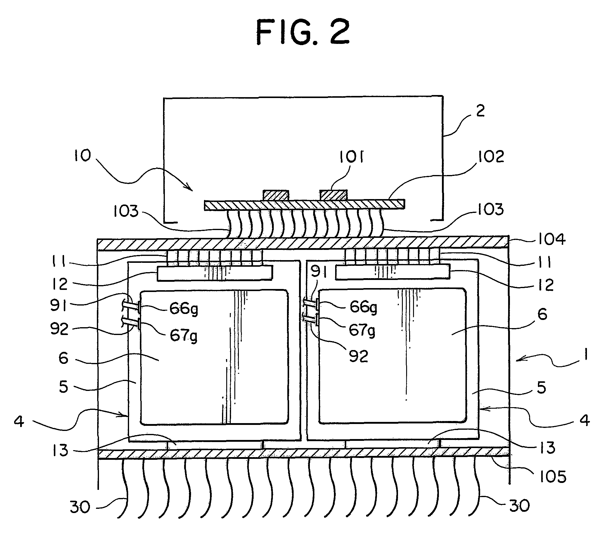 Device mounted apparatus, test head, and electronic device test system