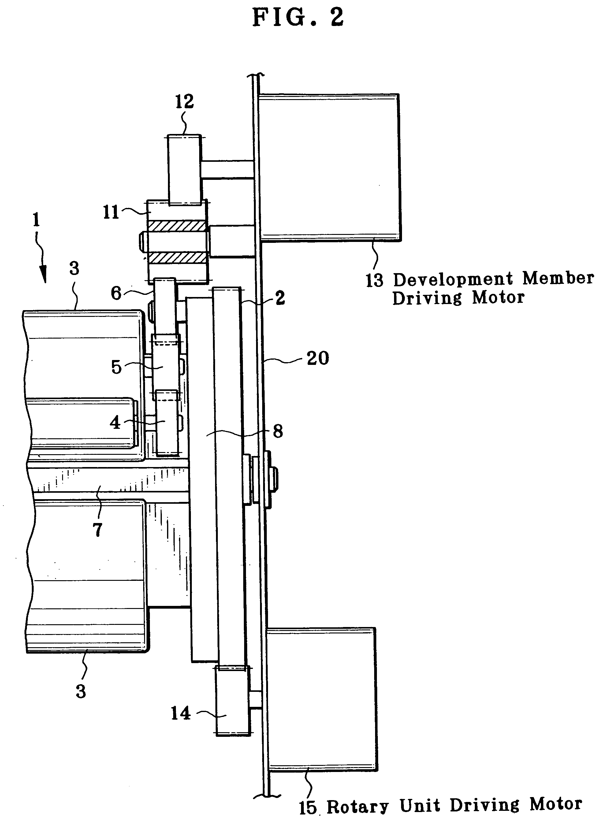 Rotary developing device