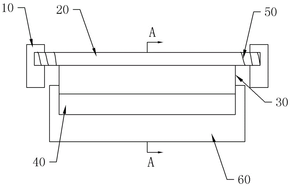 Scraping structure for rollers