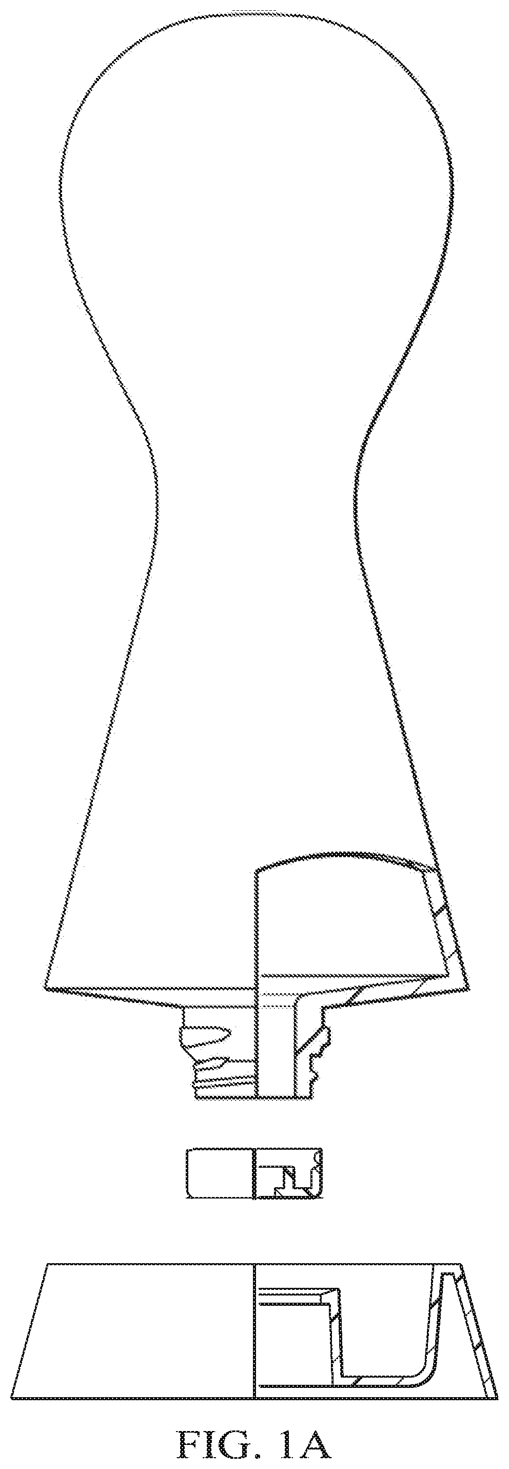 Cleaning product comprising an inverted container assembly and a viscoelastic cleaning composition