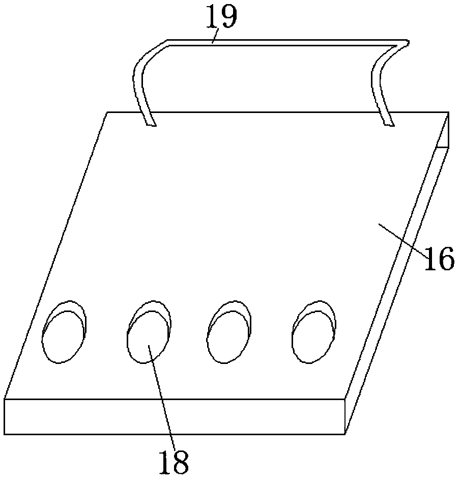 Waste copper pressing block device