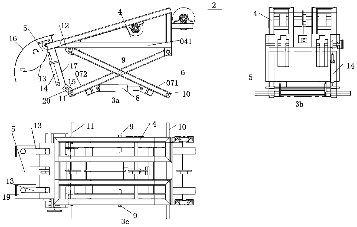 Dried bean curd stacking machine and stacking method thereof