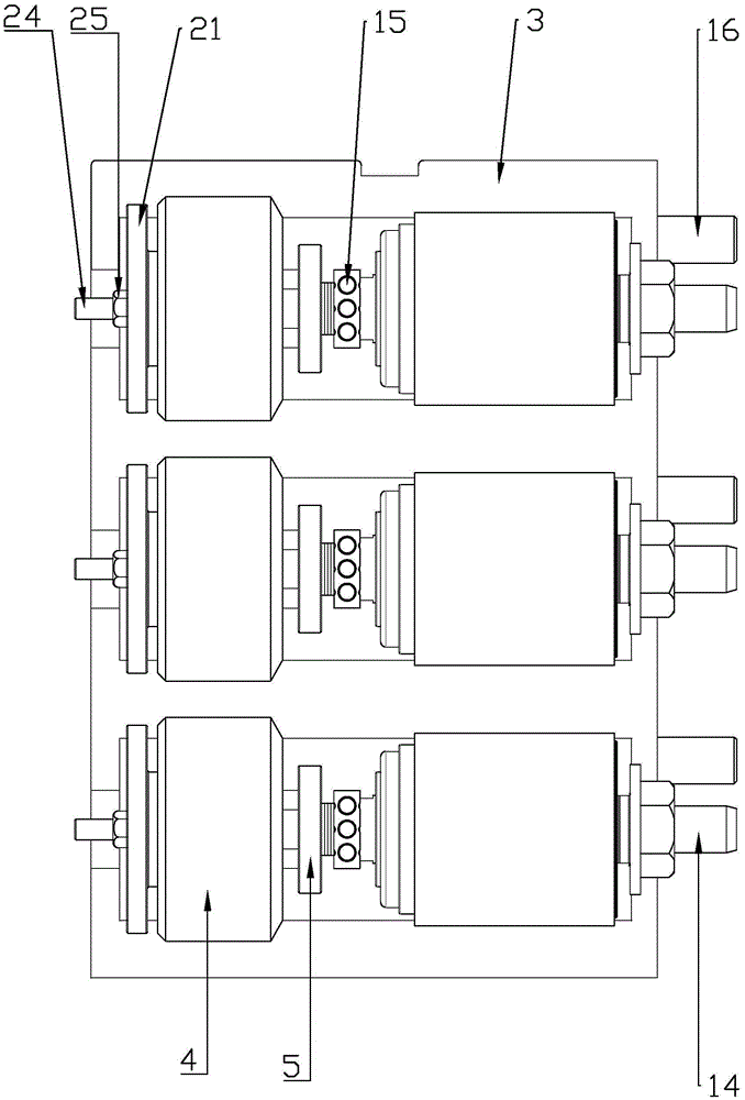 A modular vacuum magnetic starter