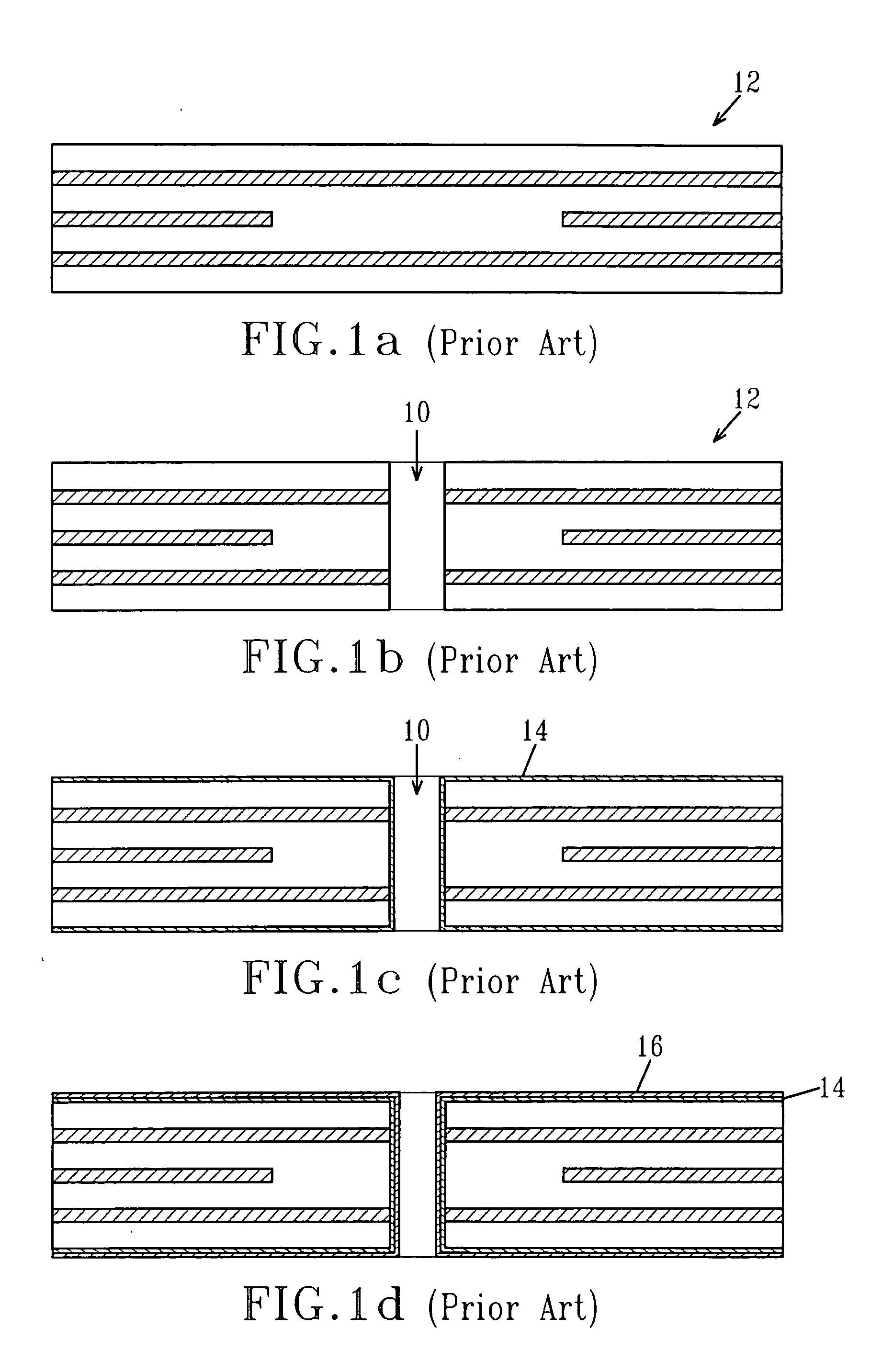 Manufacture of printed circuit boards with stubless plated through-holes