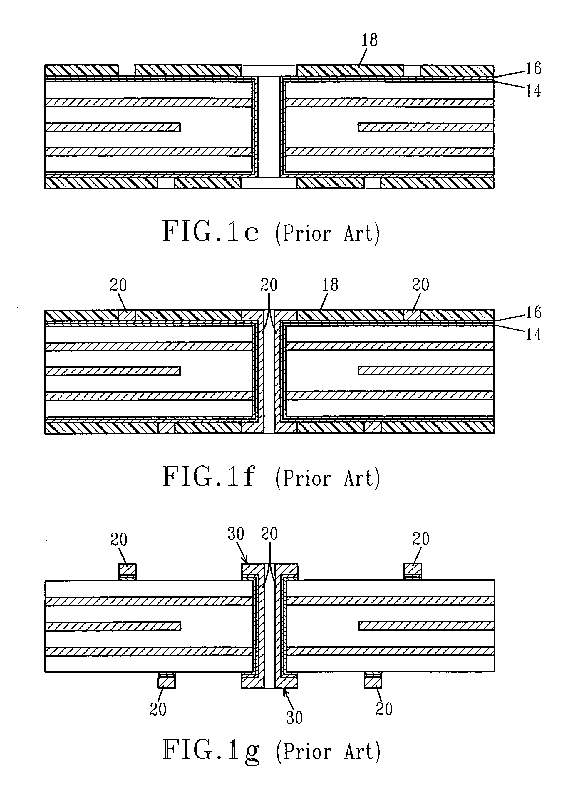 Manufacture of printed circuit boards with stubless plated through-holes