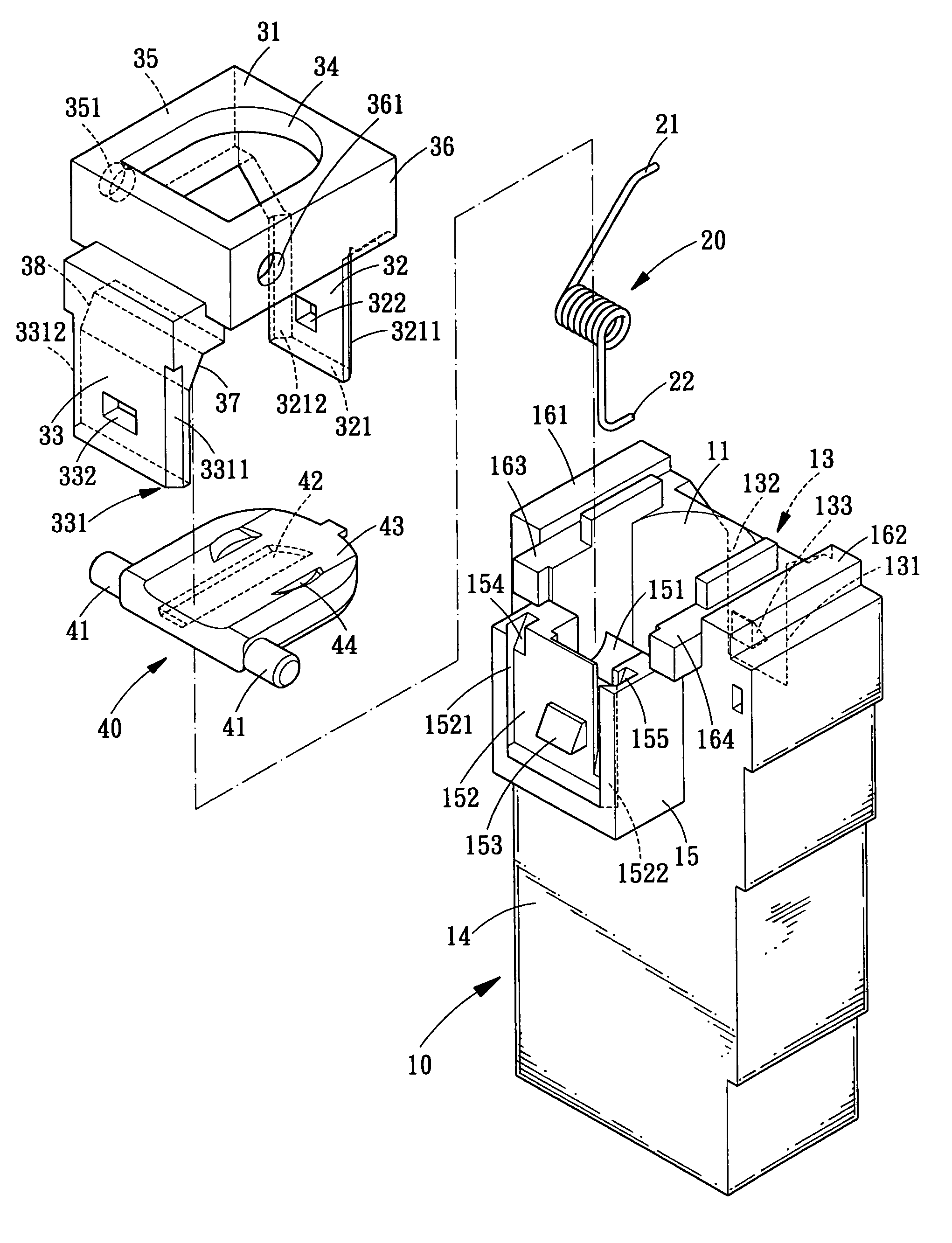 Dual-use coaxial optical fiber connector